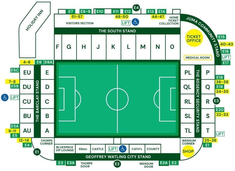stadium map