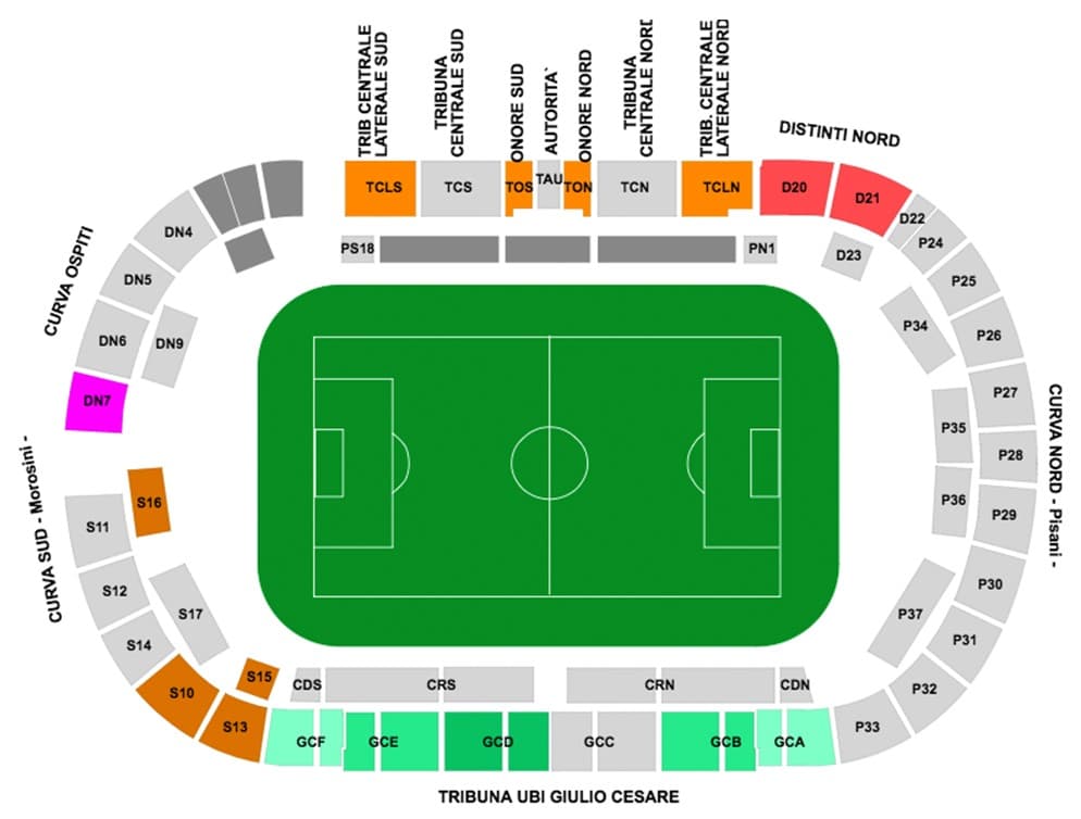 stadium map