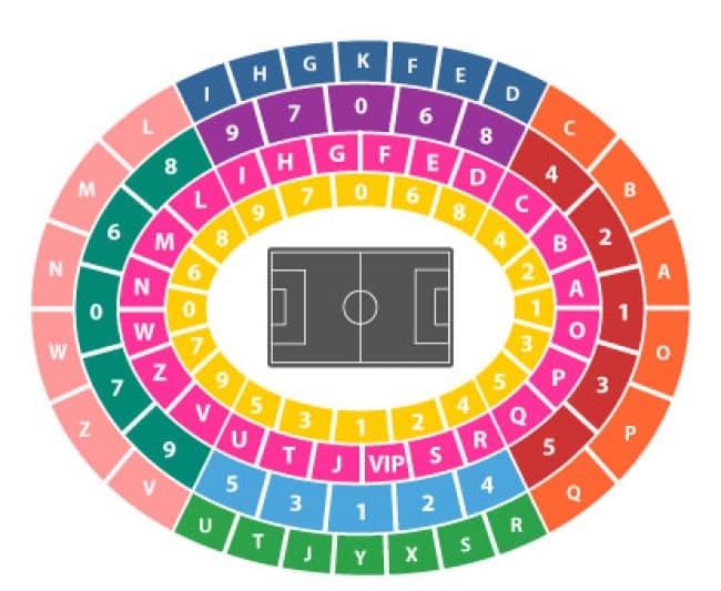 stadium map