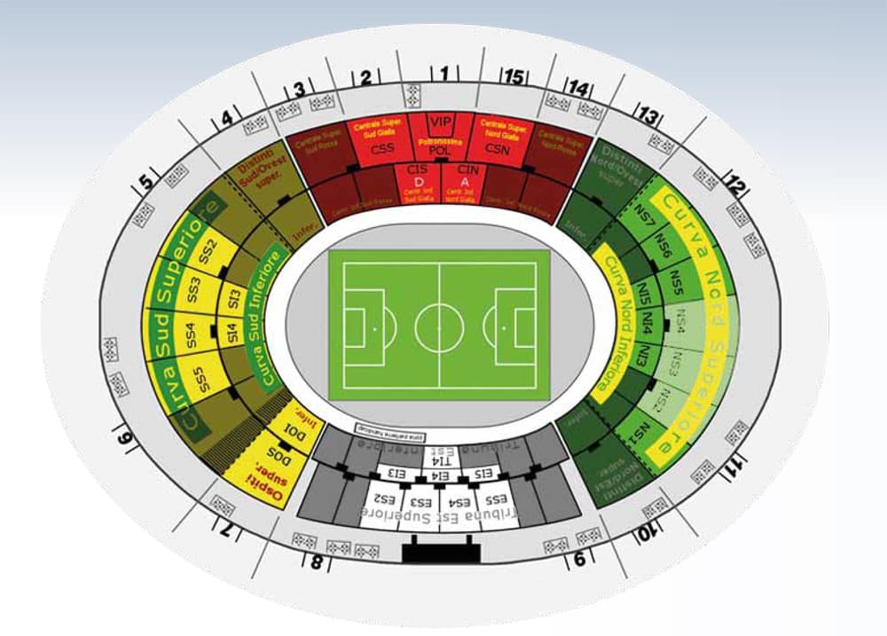 stadium map