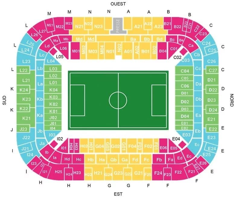 stadium map