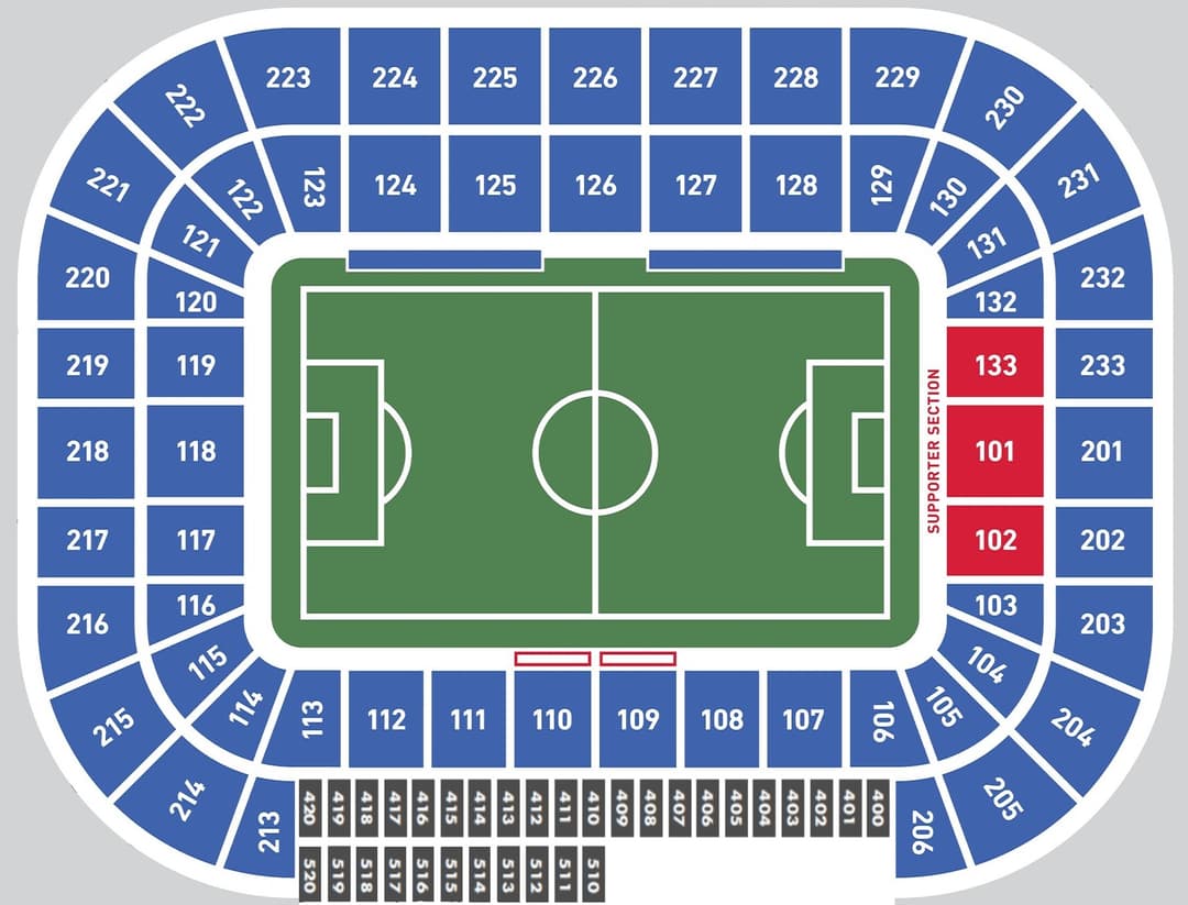 stadium map