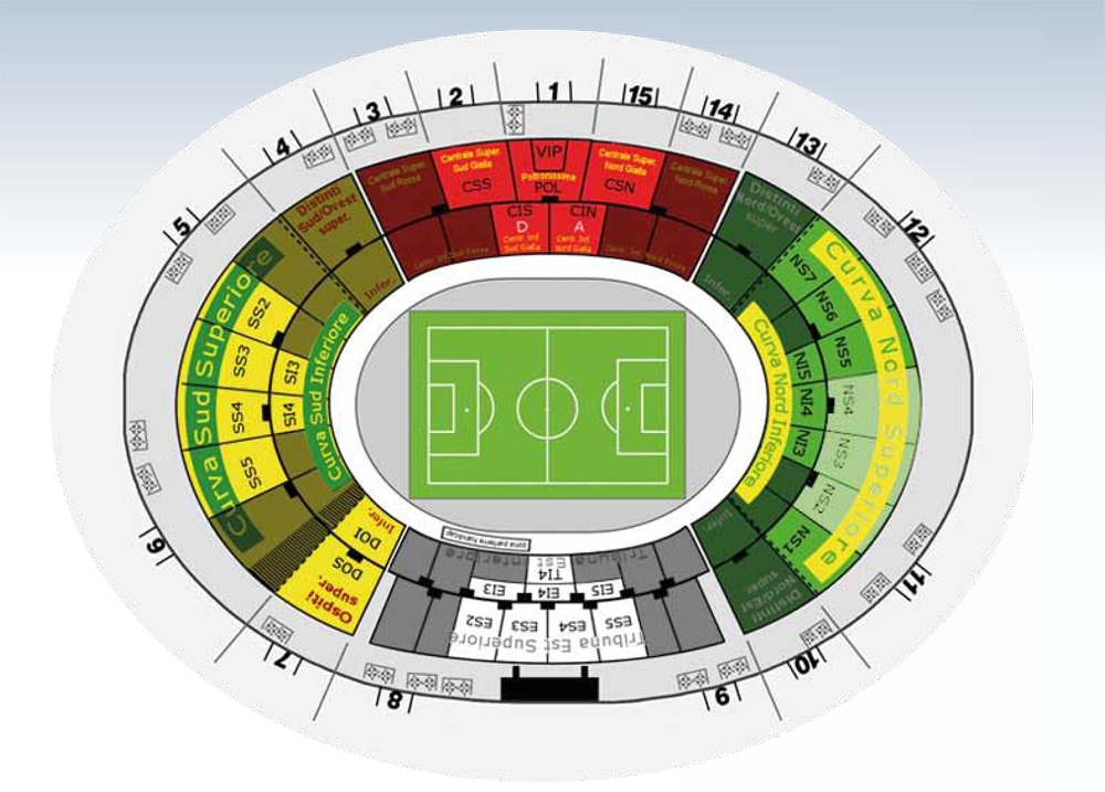 stadium map