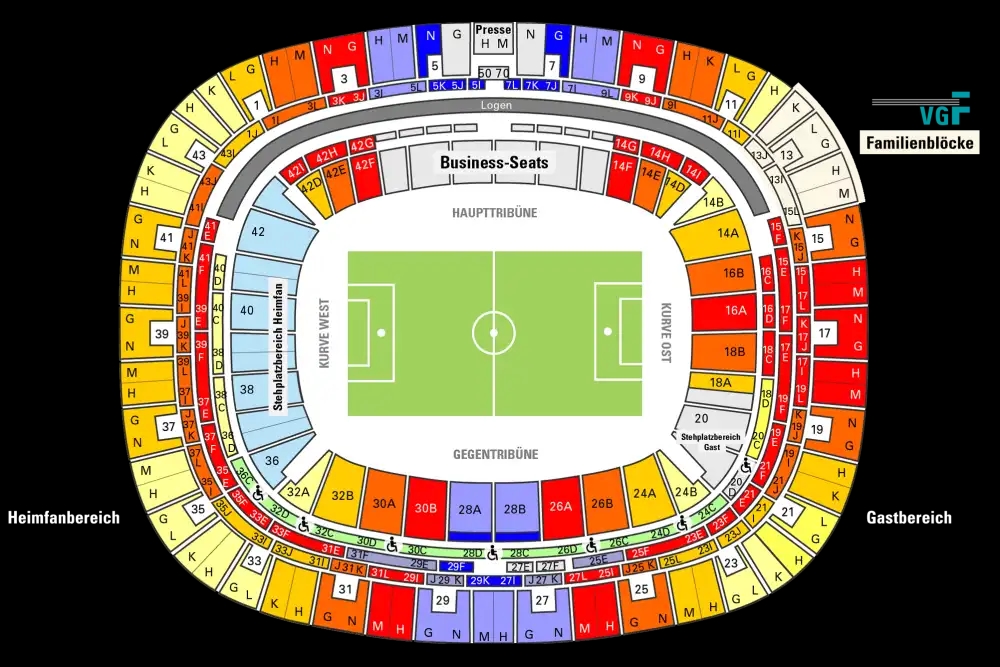 stadium map
